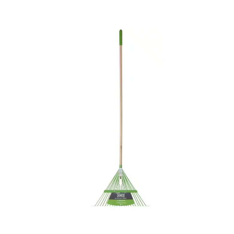 Wood Handle 22-Tine Steel Leaf Rake
