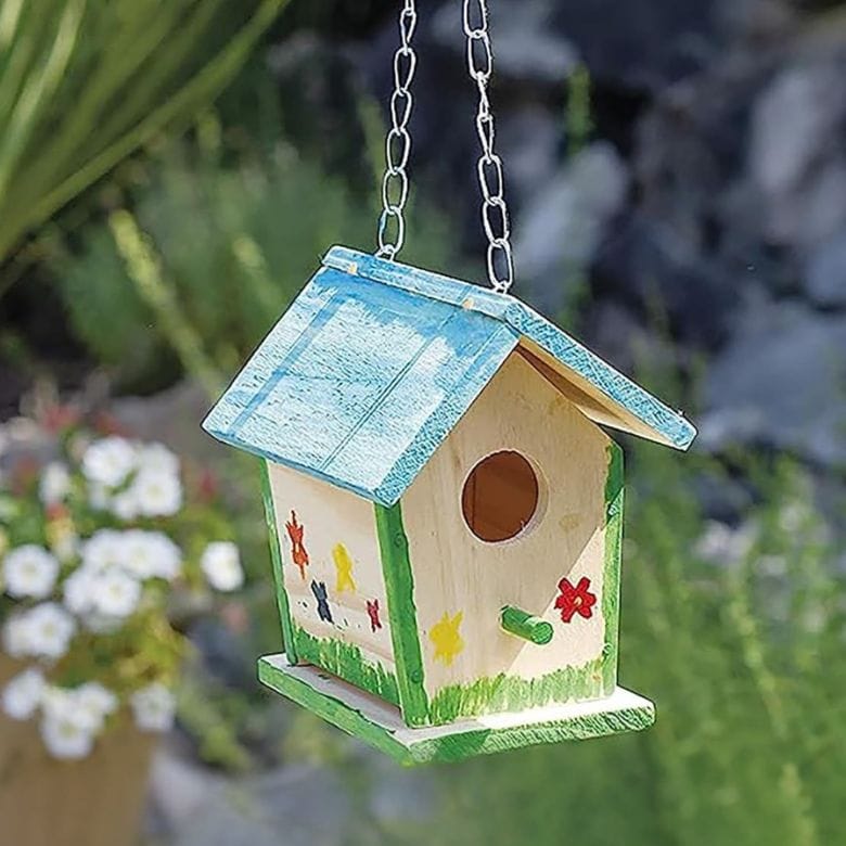 DIY Kid Outdoor Birdhouse Kit