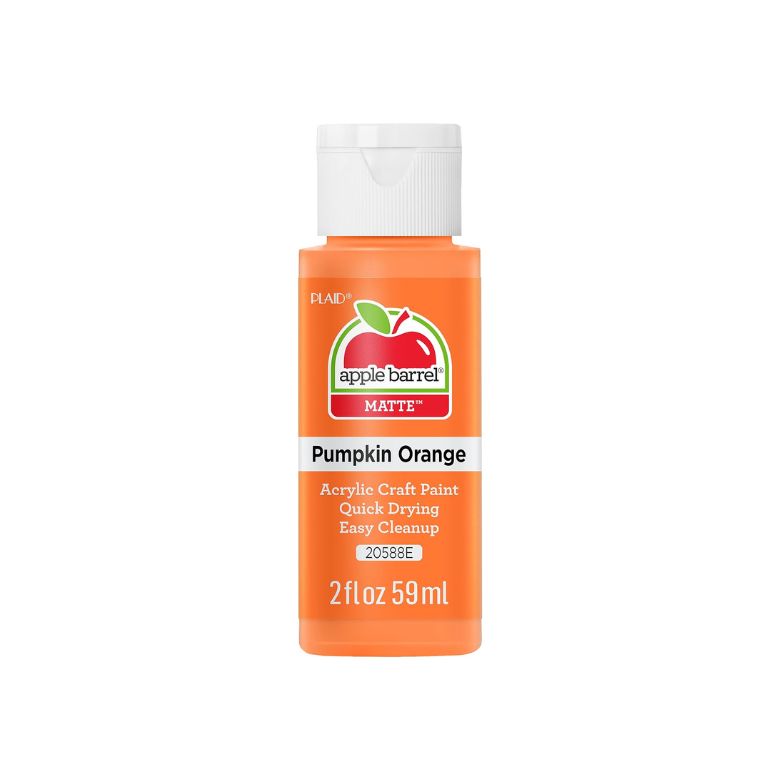 orange acrylic paint