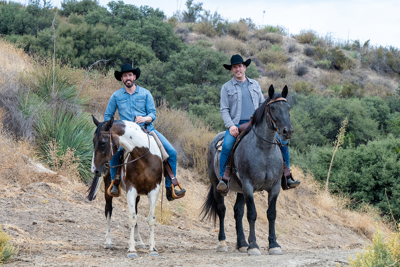 drew and jonathan scott on their show chasing the west