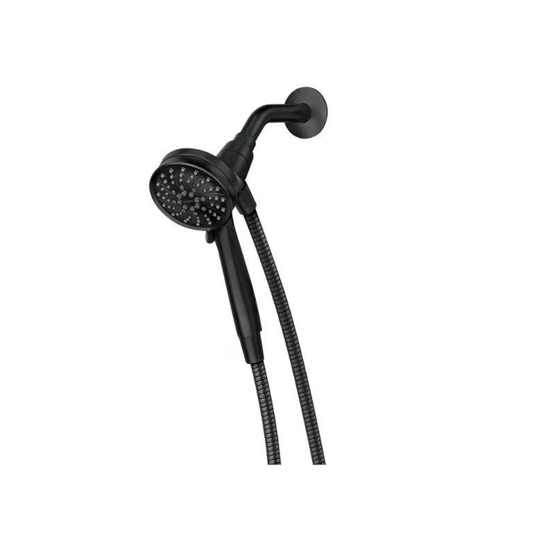 Black Handheld Adjustable Shower Head