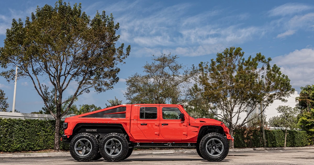 truck dynasty tv show information with red hellfire 6x6 vehicle
