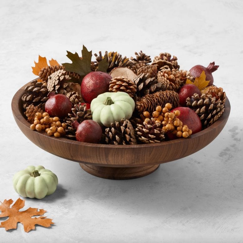 Pomegranate and Pumpkin Cornucopia Vase Filler