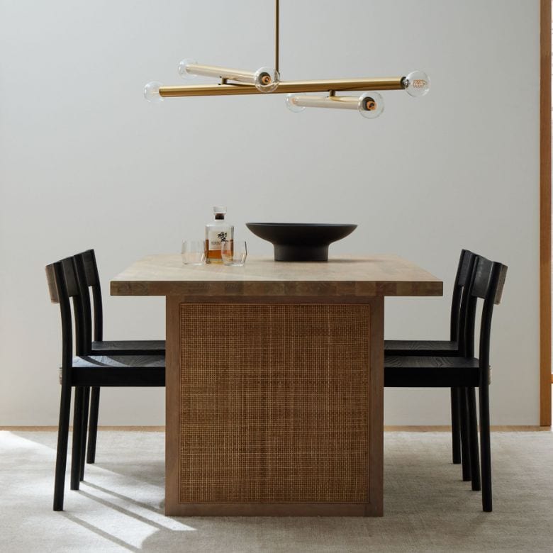 Woven Rectangle Dining Table