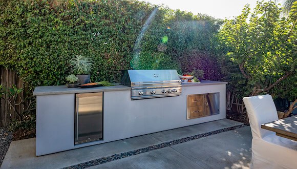 Grill patio area