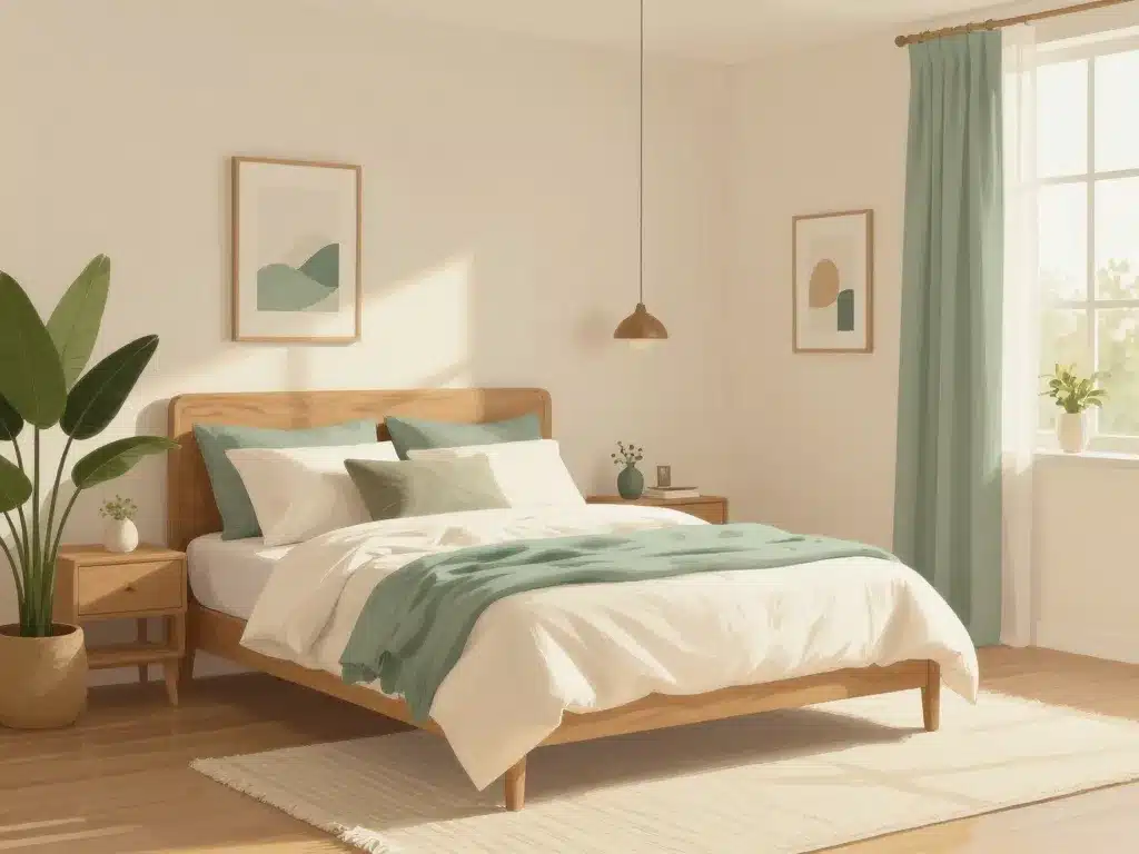couleur tendance 2024 chambre à coucher ambiance apaisante