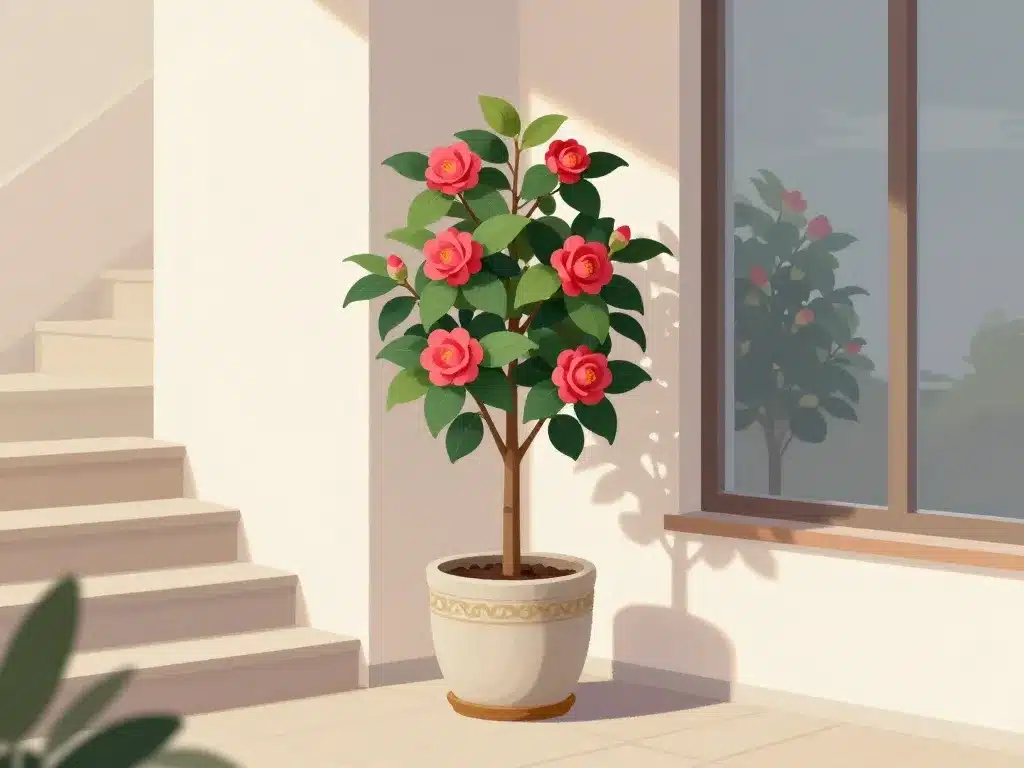 peut on garder un camelia à l'intérieur décorations et emplacements sains