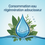 régénération adoucisseur combien de litre illustration eau