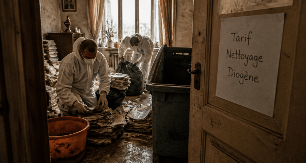 tarif nettoyage diogene professionnels en action