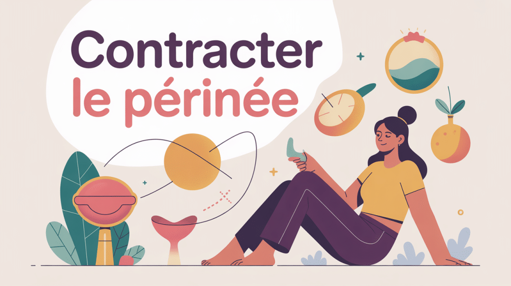 comment contracter le périnée illustration santé féminine