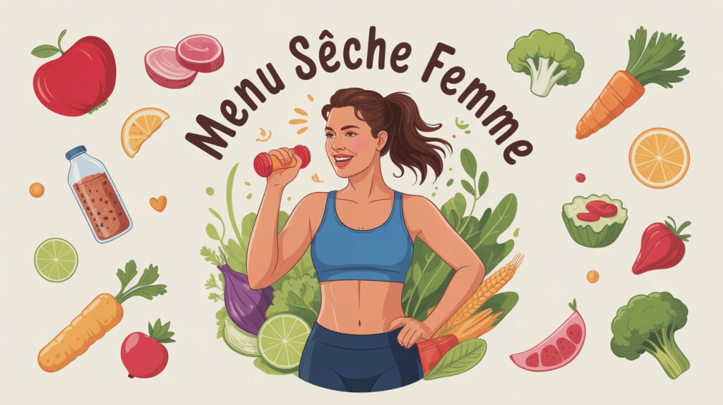 menu seche femme femme sportive aliments equilibrés