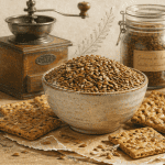 bienfaits des graines de lin bol crackers moulin