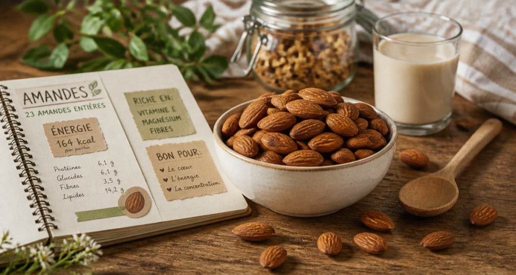 23 amandes par jour : le dosage idéal pour protéger votre cœur et stabiliser votre poids