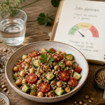 liste des sucre lent salade quinoa pois chiches