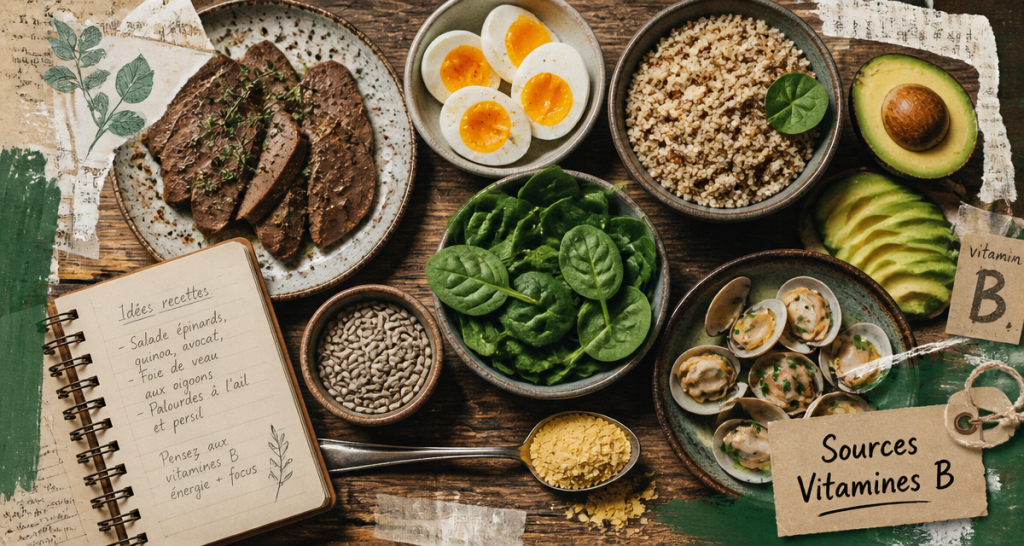 Vitamine B : le guide des aliments essentiels pour booster votre énergie et votre système nerveux