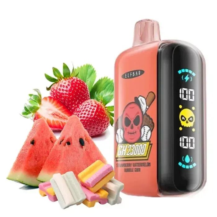 Elf Bar GH 23000 Strawberry Watermelon Bubble Gum