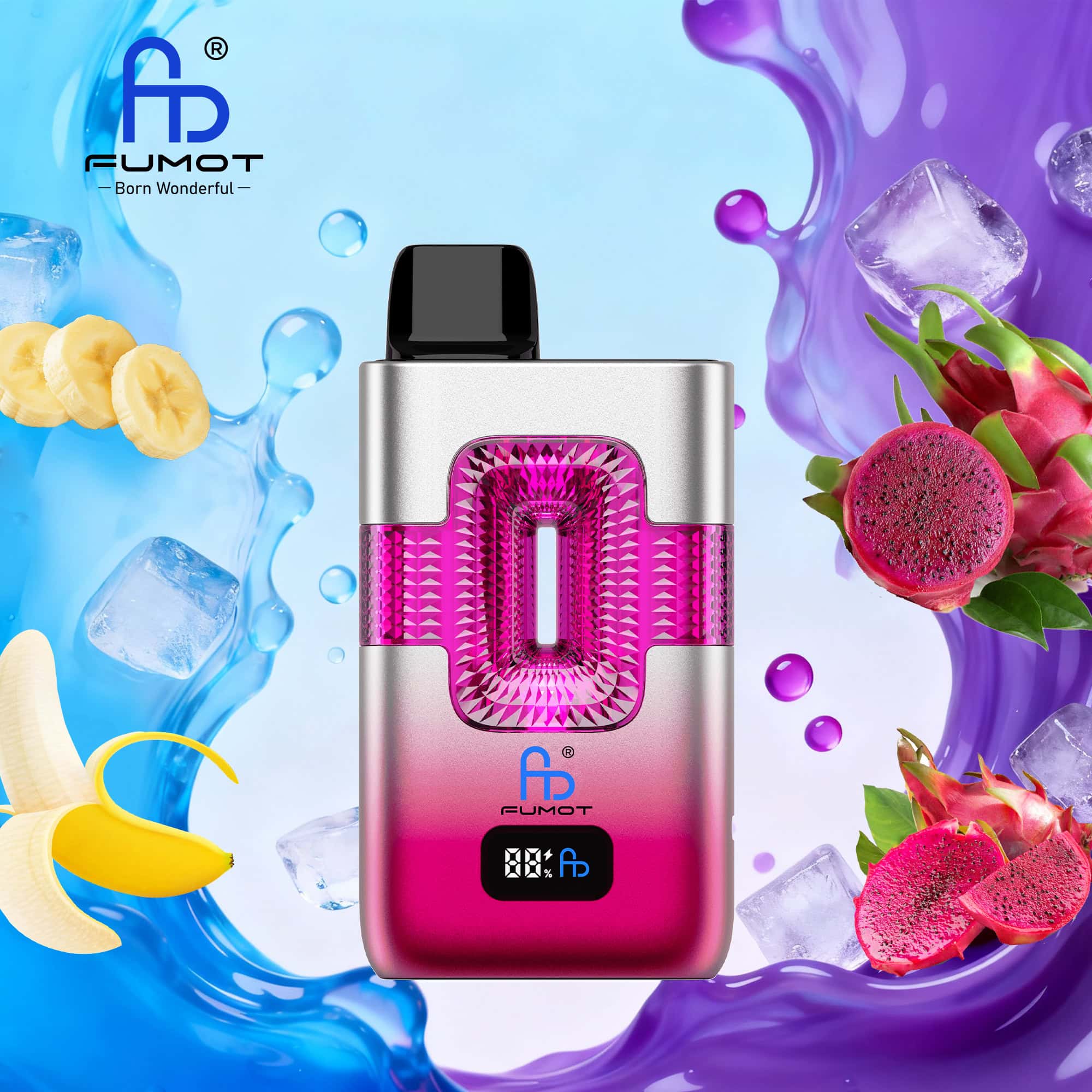 Fumot Eco 2in1 50K Banana Ice / Black Dragon Ice