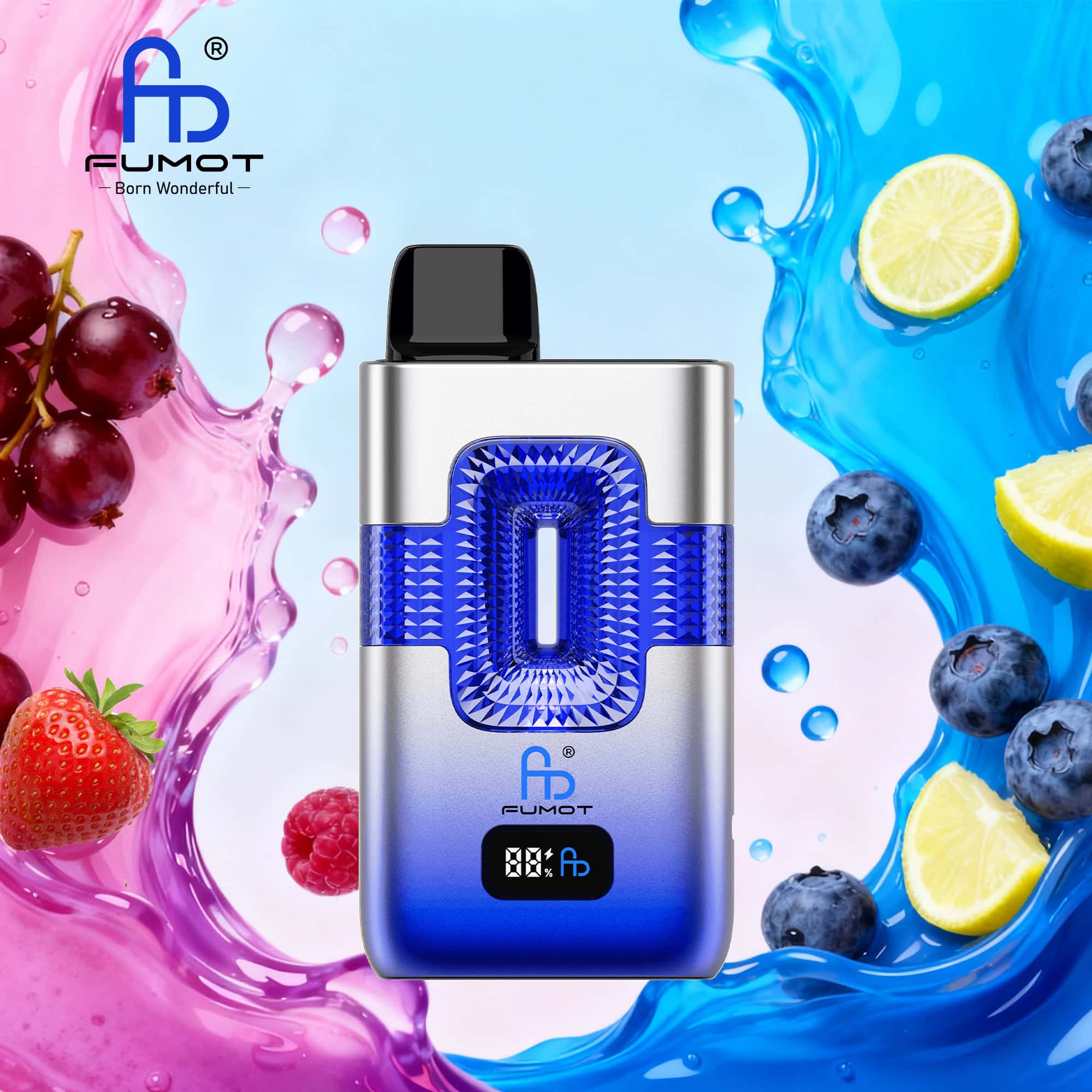 Fumot Eco 2in1 50K Mixed Berries / Blue Razz Lemonade