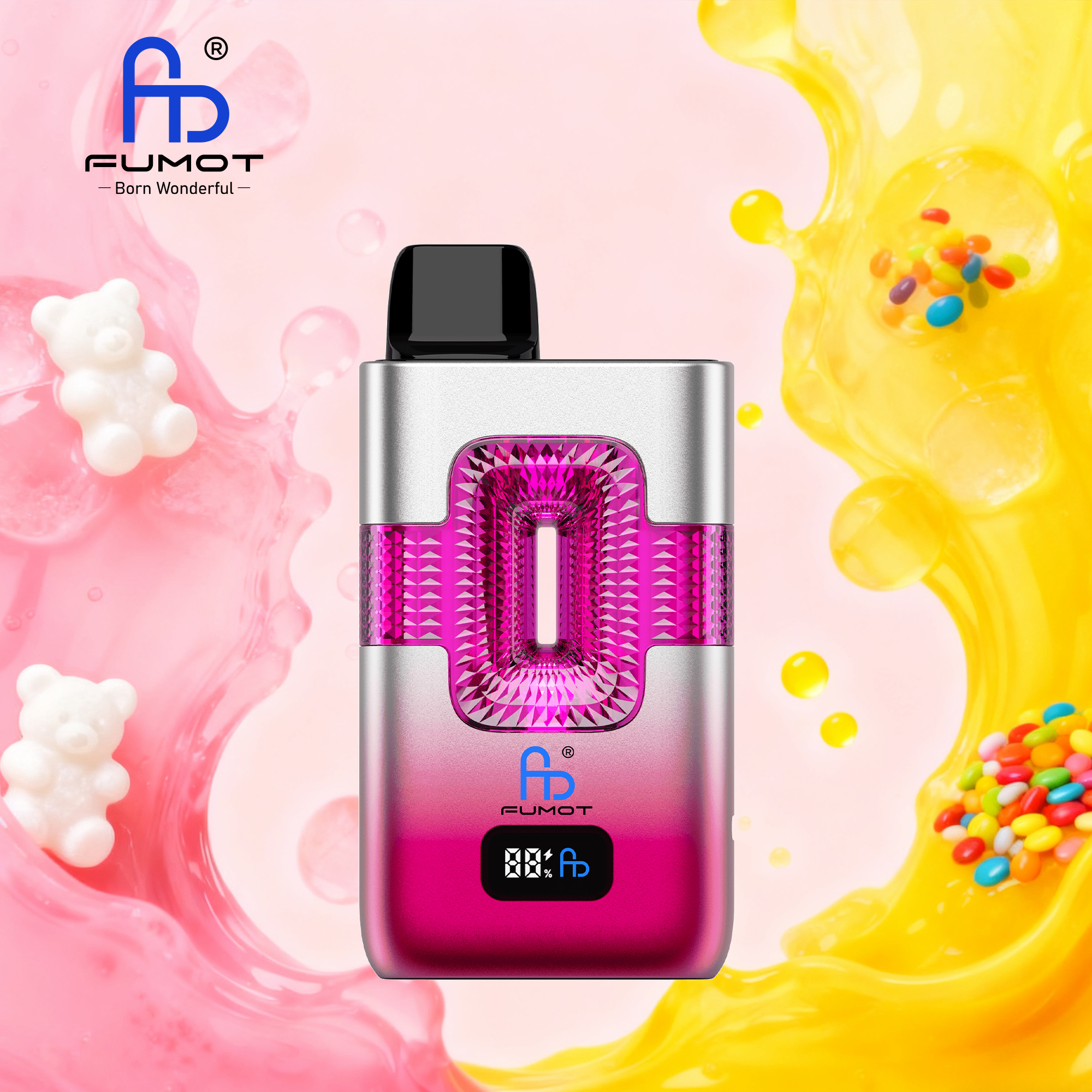 Fumot Eco 2in1 50K Gummy Bear / Skittles