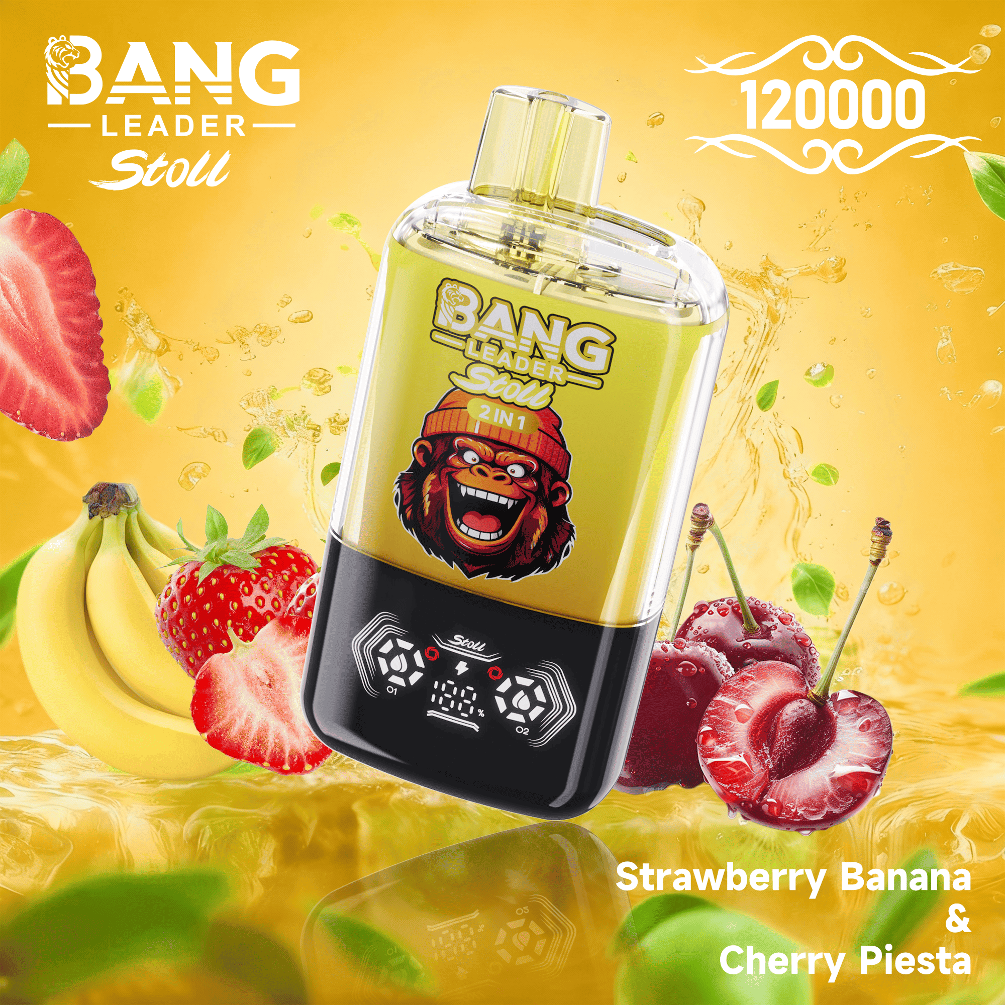 Bang Leader 120K Strawberry Banana / Cherry Piesta