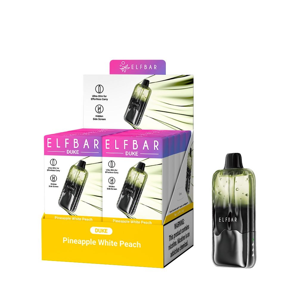 ELF BAR DUKE 30000 Pineapple White Peach - immagine 3