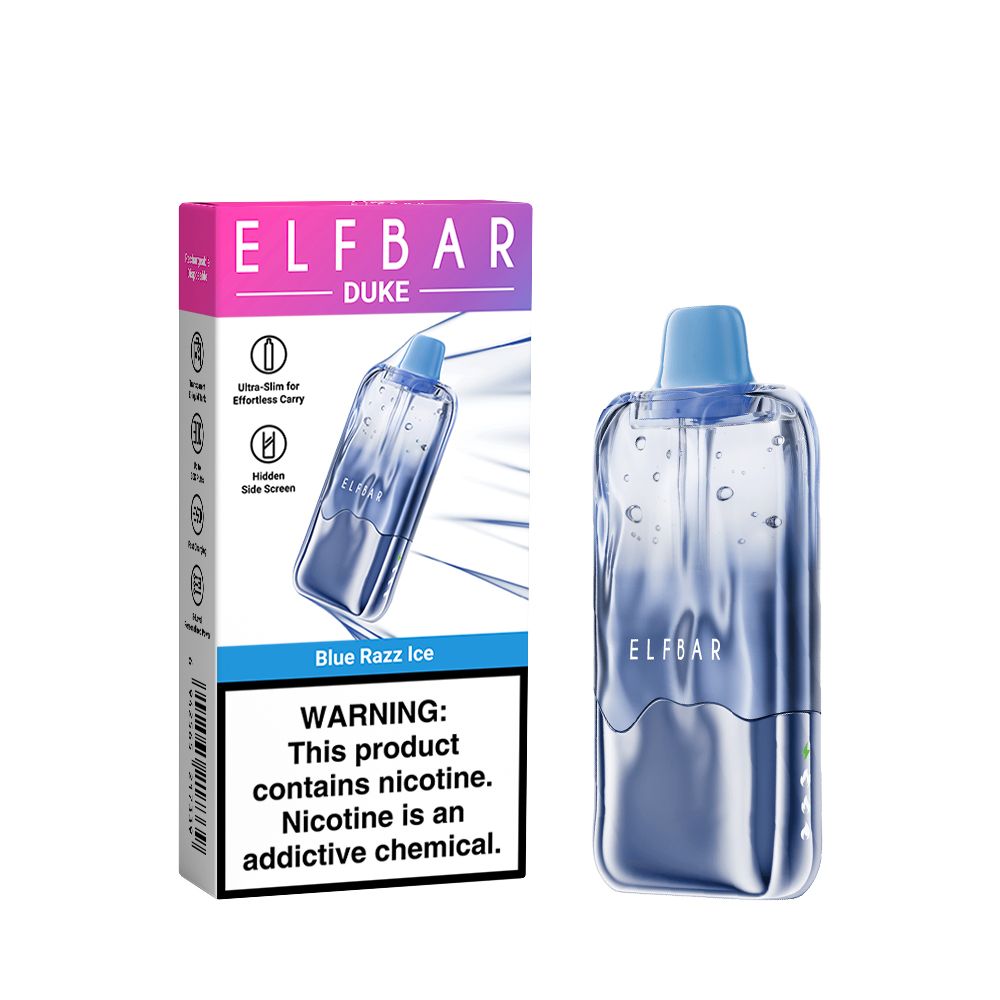 ELF BAR DUKE 30000 Blue Razz Ice