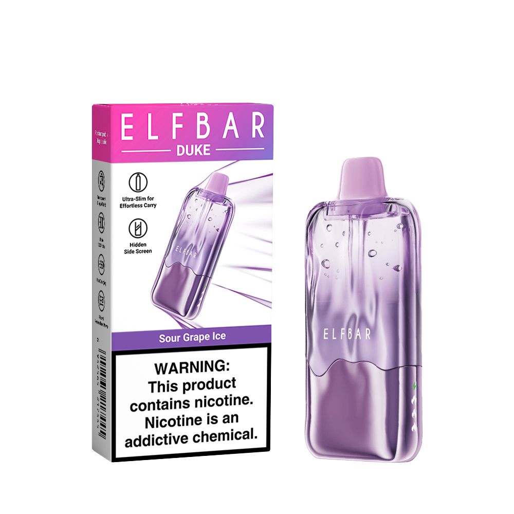 ELF BAR DUKE 30000 Sour Grape Ice