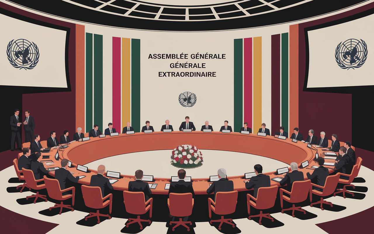 Réunion officielle d'assemblée générale extraordinaire avec membres associatifs