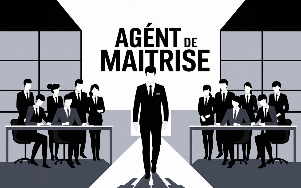 Agent de maîtrise entre cadres et employés