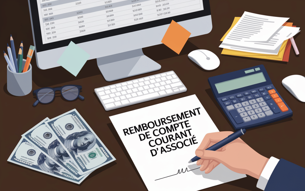 Document de remboursement avec équipement financier