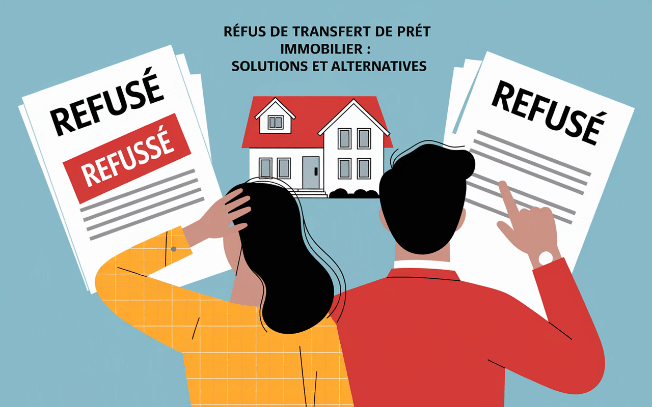 Couple frustré face à un refus de transfert de prêt