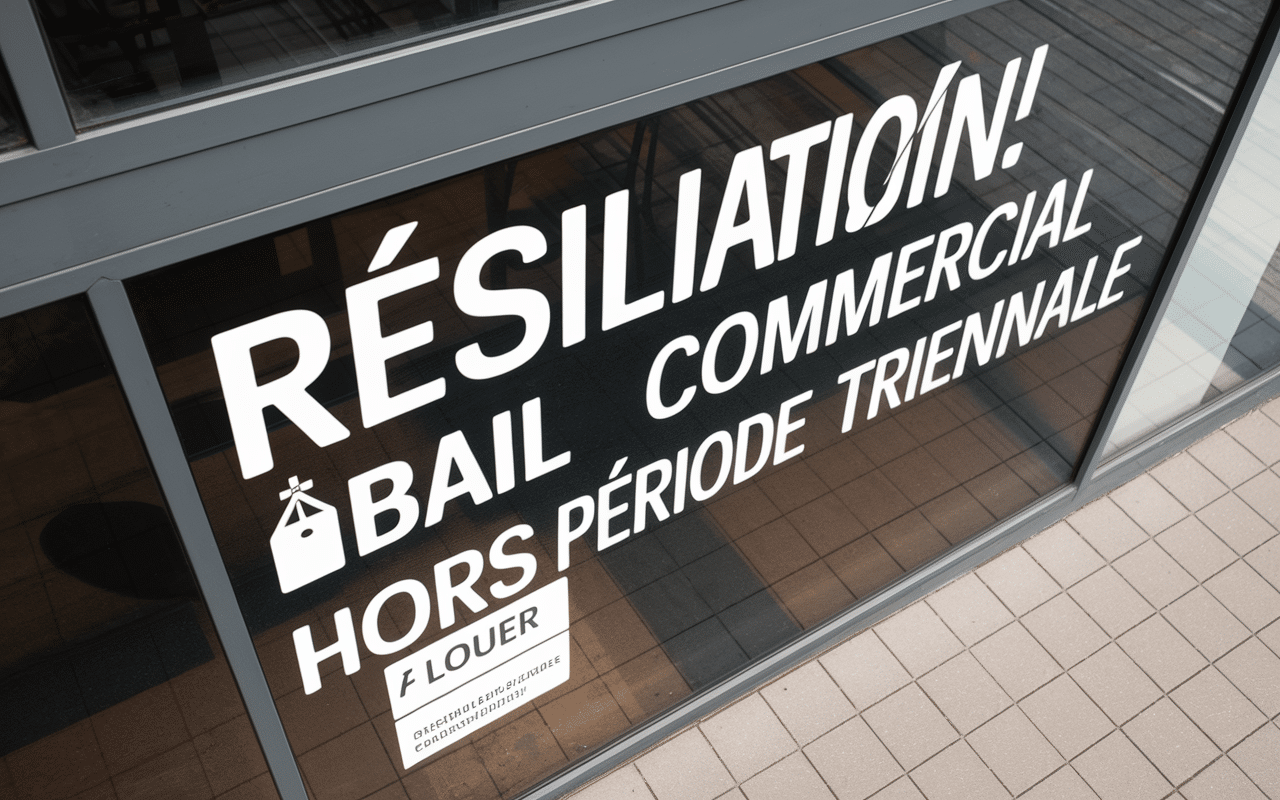 Local commercial à louer avec contrat de bail résilié