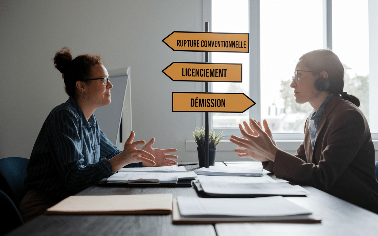 Comparaison des modes de rupture de contrat