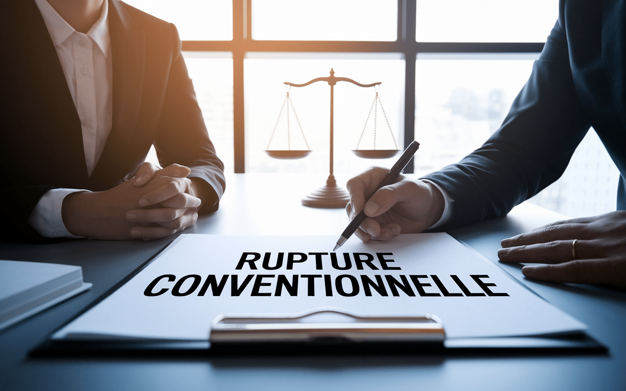 Négociation de rupture conventionnelle entre employé et RH