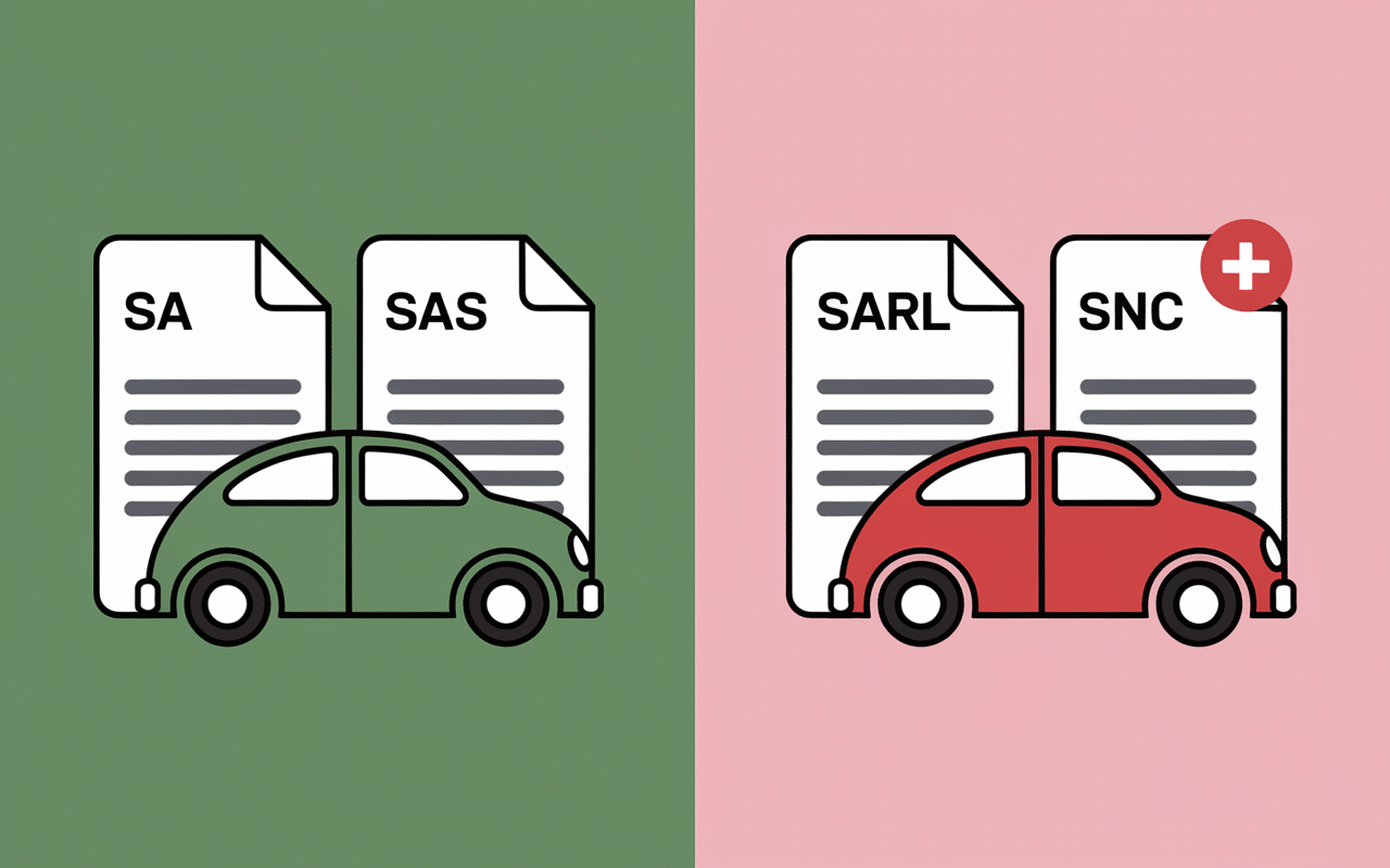 Catégories de sociétés et obligations de registre