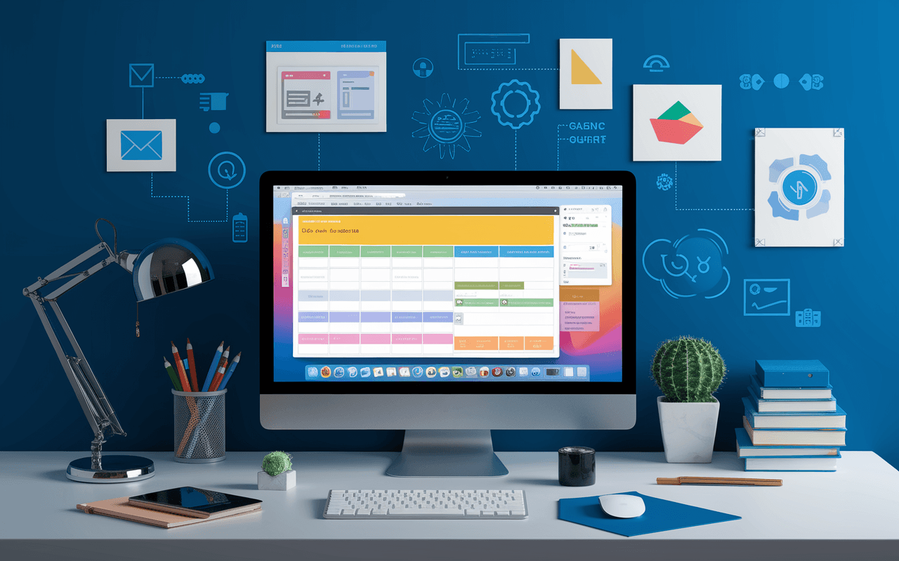 tableau bord clockify integrations bureau ordinateur