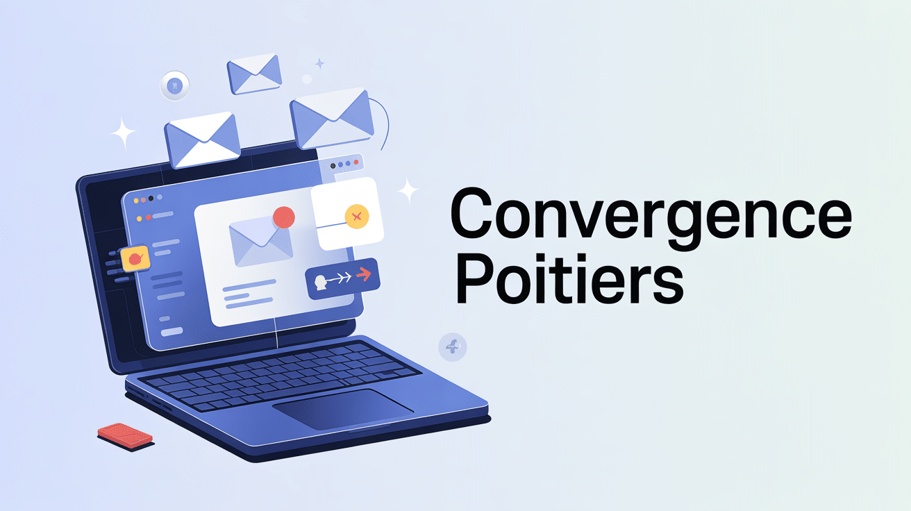 Interface Convergence Poitiers sur ordinateur portable