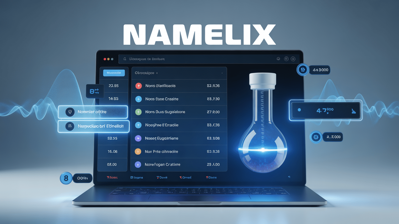 interface namelix generation noms entreprise