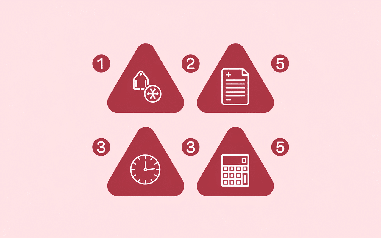 infographie des cinq pièges du licenciement pour inaptitude