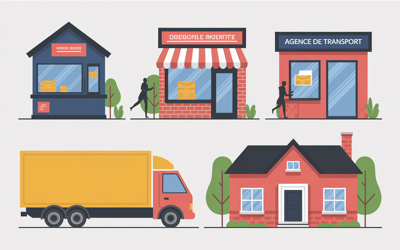 points de depot colis packlink bureau poste agence