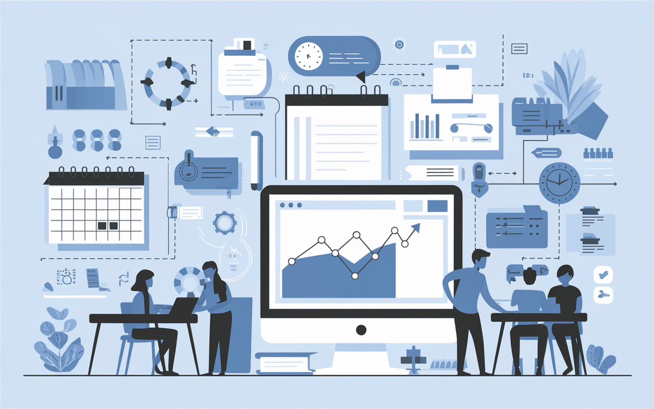 illustration ypareo ecosysteme numerique education icons connectees