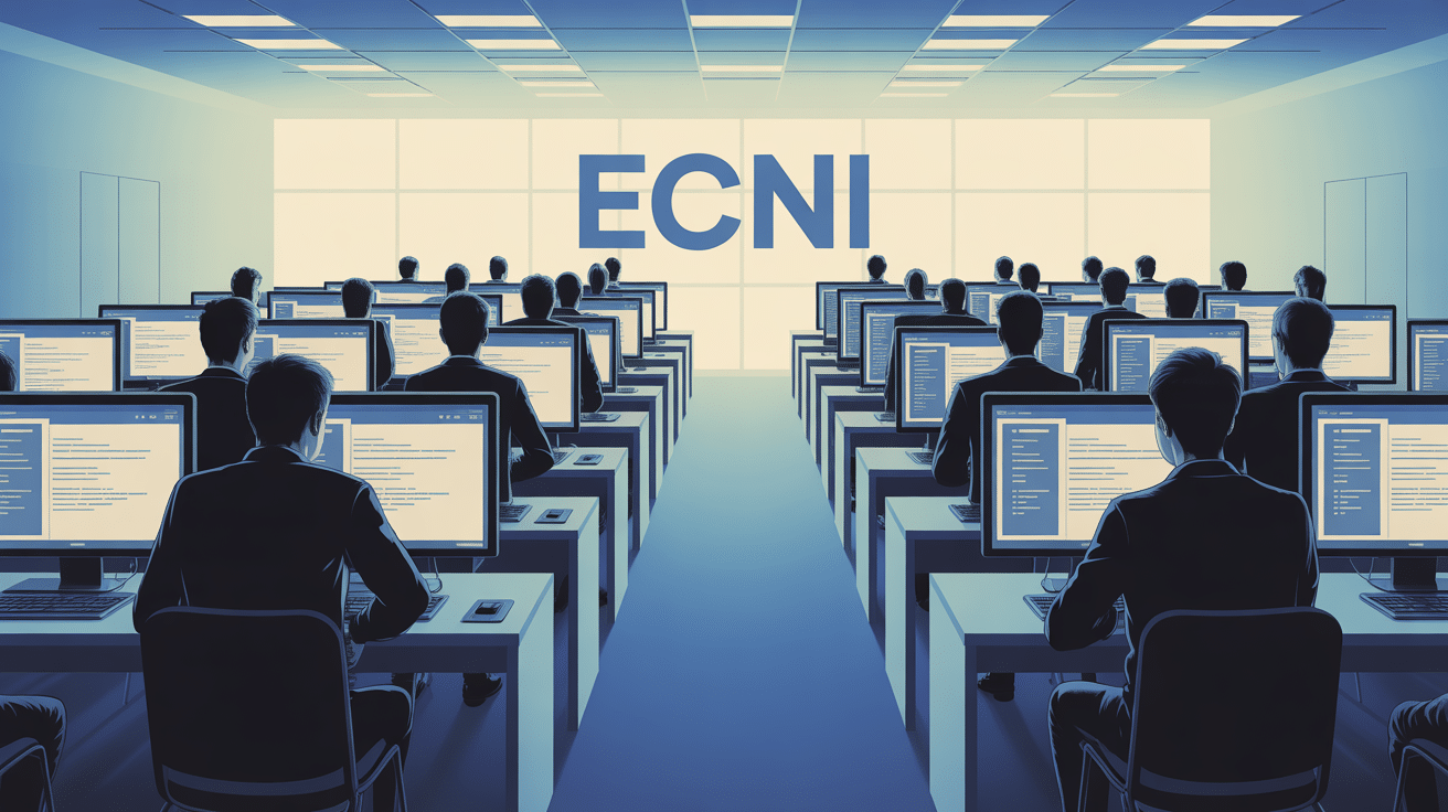 salle examen ecni ordinateurs etudiants concentrés