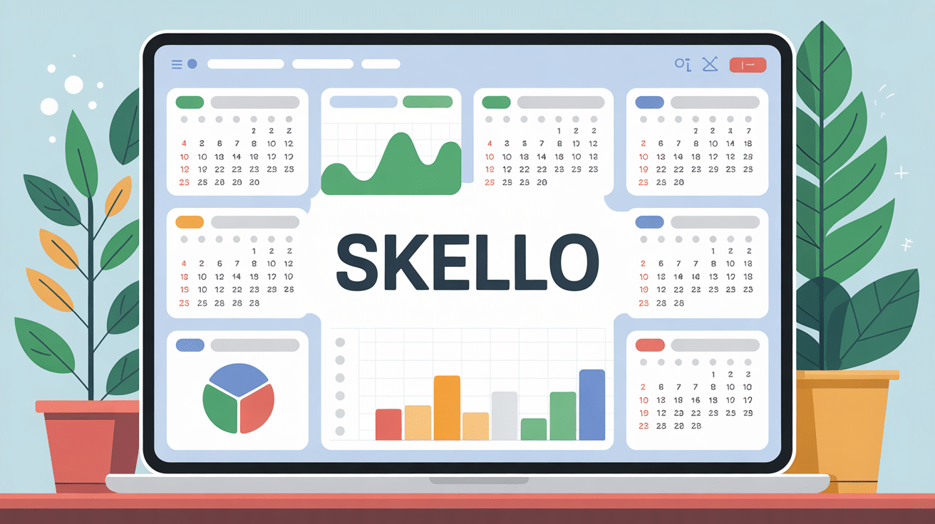 Interface Skello gestion RH bureautique moderne