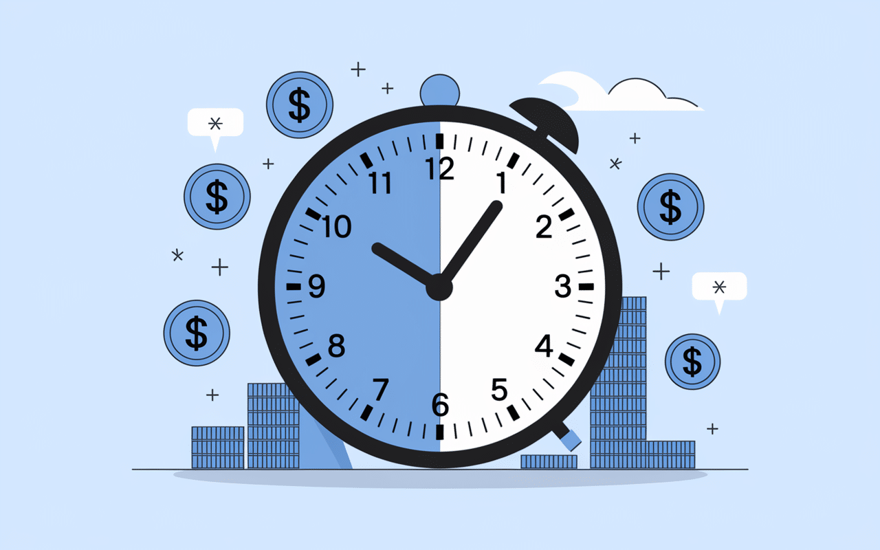Grande horloge bancaire avec zones horaires