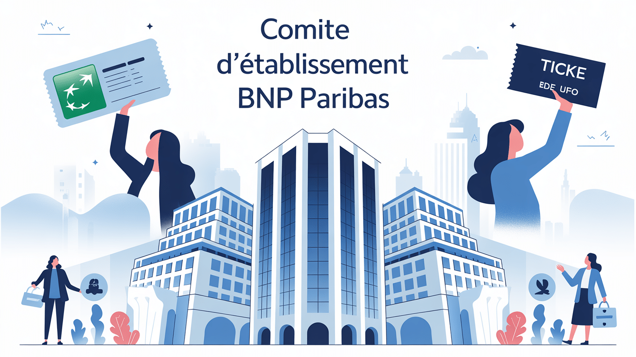 Illustration comite etablissement BNP Paribas