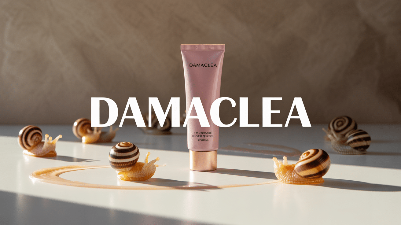 Tube de crème Damaclea avec bave d'escargot