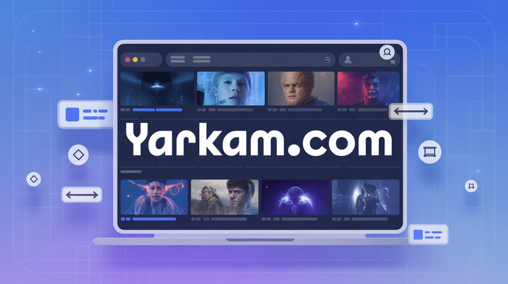 Yarkam.com interface de streaming avec vignettes de films