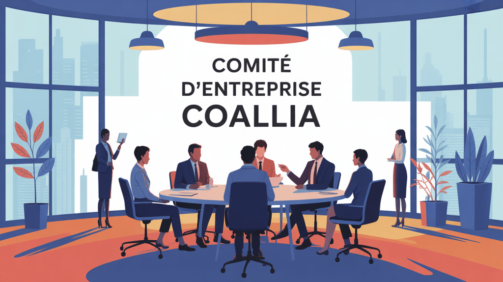 réunion de collaborateurs comité d'entreprise coallia