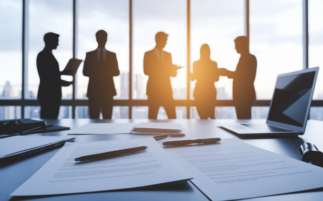 Recruteurs examinent lettre de motivation electricien