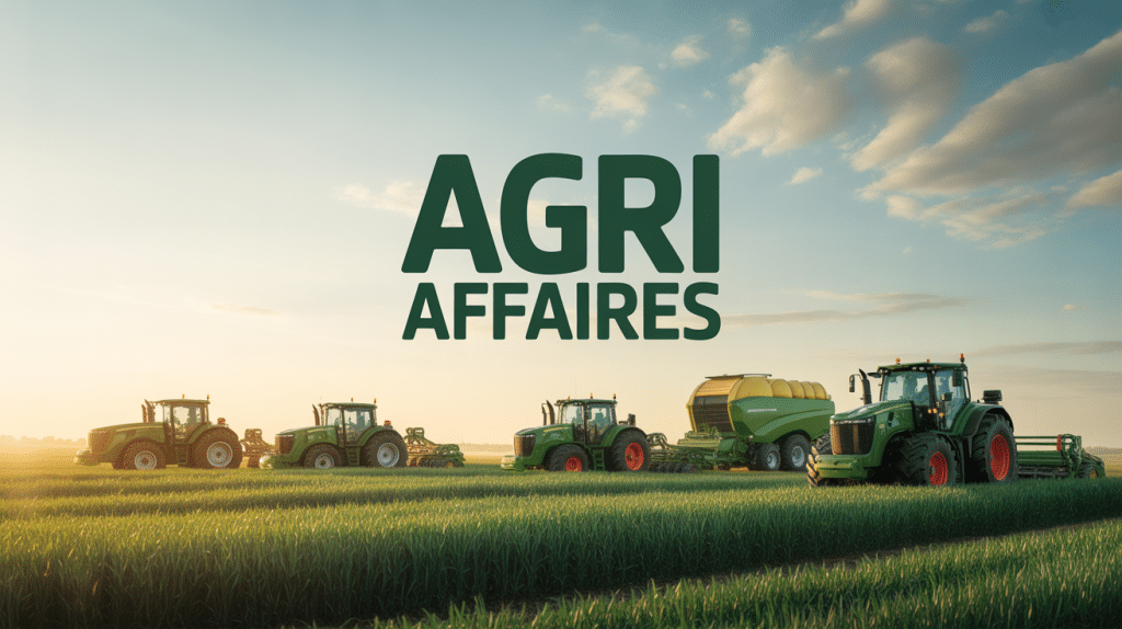 agri affaires plateforme numerique tracteurs champ